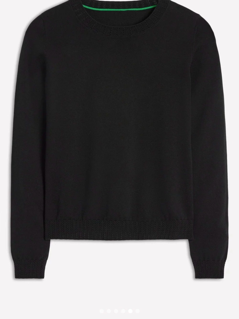 Emilia Cotton Crew Sweater